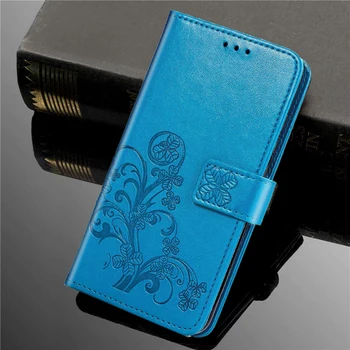 Luksuzni Reliefne 3D Cvet Primeru za Sony Xperia Z L36H C6603 C6602 PU Usnje Denarnice Flip Primeru Telefon Vrečko Kritje Zaščitnik