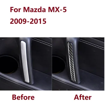 Primerni Za Mazda MX-5 Miata 09-15 MX5 NC Ogljikovih Vlaken Vrat Potegnite Pokrov Nalepke Roadster Vrata Prijemala Notranje Trim Avto Dodatki