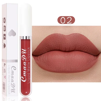 Nepremočljiva Žamet Mat Lip Gloss 18 Tekoče Barve Šminke Za Ustnice Dolgotrajno Golih Šminka Žensk Rdeče Ustnice Odtenek Lepota Kozmetika