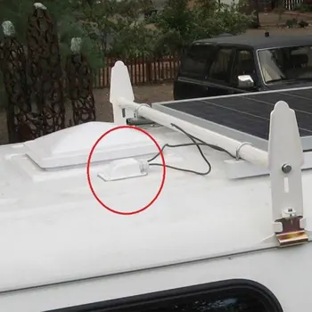Nepremočljiva ABS dozi Dvojno Streho Kabel Vnos Žleze Za RV solarnimi Avtodomov Campervans Prikolicah, Plovila Visoke Kakovosti
