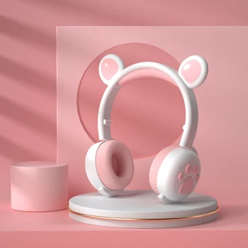 Novo Srčkan Nosi Slušalke Brezžične Slušalke Muisc Stereo Bluetooth Slušalke Z Mikrofonom Otrok, Hči Ročaji Očal Slušalke Darilo