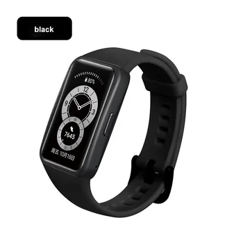 Zamenjava Šport Silikonski Watch Trak Zapestni Trak Nastavljiv Watchbands Za Huawei Band 6 Pametno Gledati