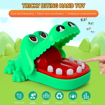 Mini Aligator, Grizenje Prstov Keychain Starš-otrok Interakcije Krokodil Ustvarjalne Praktične Šale Odrasle Otroke, Igrače Darila