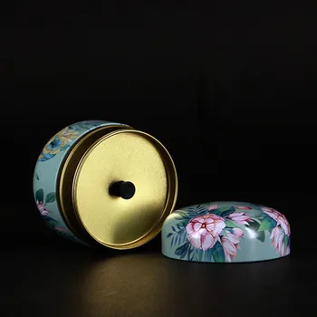 10pcs Japonski stil Kuhinje Čaj Polje Jar Skladiščenje Imetnik Sladic Bonboni Pločevinke Teaware Čaj Caddies kositrne posode škatla za shranjevanje