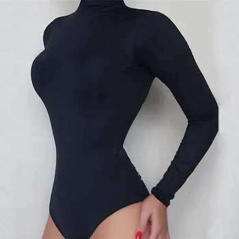 2021 Jeseni, Pozimi Bombaž Dolgimi Rokavi Ženske Sexy Obleka, Ženski Izruga Vratu Topla Oblačila Slim Fit Moda Trdno Telo Obleko