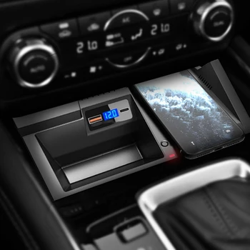 15W Avto QI Brezžični Polnilnik Telefona Polnilnik za Mazda CX5 CX-5 2017-2020 Polniti Telefon, Držalo za Pribor