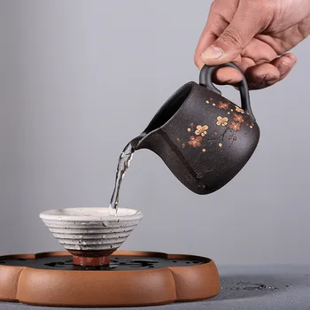 230ML Yixing Vijolično Gline težav poiščete Pošteno Pokal Kitajski Čaj, set Čaj Nastavite Drinkware Cha Hai Tieguanyin Javnih Skodelice Gospodinjski čaj