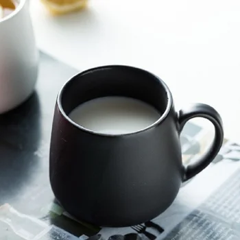 Keramični Vrč Kave Ustvarjalne Mat Čiste Barve Kava Skodelice Mešalniku Pokal Čaj, Mleko, Kavo Iz Porcelana Novost Mešalni Lepe Skodelice