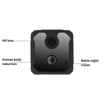 Nočno gledanje HD 1080P Varnostno nadzorna Kamera Night Vision Camera S Zaznavanje Gibanja, Snemanje Mass Storage