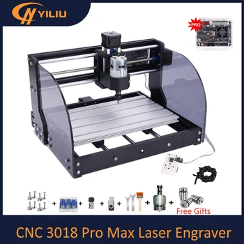 CNC 3018 Max Pro Laser Graverja GRBL Nadzor 3Axis DIY Graviranje Stroj PCB Rezkalni Stroj za Les PCB PVC Mini CNC3018