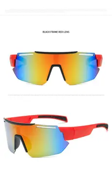 Čisto Nov Vožnjo sončna Očala Anti-voyeur Polarizirana Zrcalni Objektiv Mens Gorsko Kolo Kolesarjenje UV400 Vizir Prostem PC Očala Očala