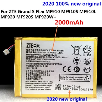 Novo 2000mAh LI3820T43P3h715345 Baterija Za ZTE MF910 MF910S MF910L MF910NL MF910V MF920 MF920W MTC 835F MF910 MR150-2 Baterija