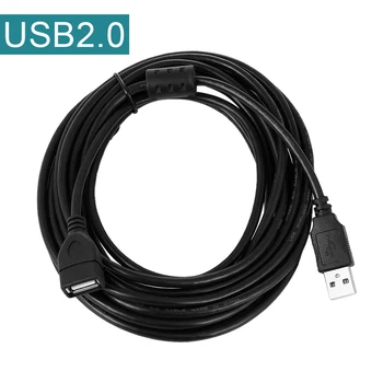 1PC 0,6 M/1M/1,5 M/3M /5M USB 2.0, Moški-Ženski Kabel USB Kabel Podaljšek Žice Super Hitrost Podatkov Sinhronizacija Kabel usb, Za PC, Laptop Tipkovnici