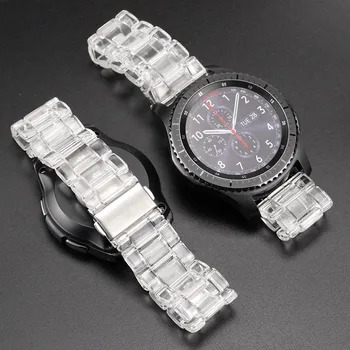 Watchband za Samsung Galaxy Watch 46mm Aktivna 2 za Amazfit Bip Band 22 mm 20 mm Prosojni Trak za Huawei Watch gt 2 Correa