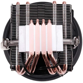 4 Heatpipes CPU Hladilnik 3Pin PWM LED 90 mm Hladilni Ventilator Hladilnika Heatsink za Intel LGA 1150/1151/1155/1156 za AMD