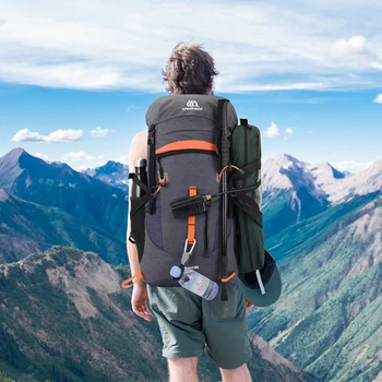 50 L odsevni tramping plezanje vrečko ultralahkih nahrbtnik turističnih moški ženske nahrbtnik rolltop nahrbtnik nepremočljiva taktično bagpack