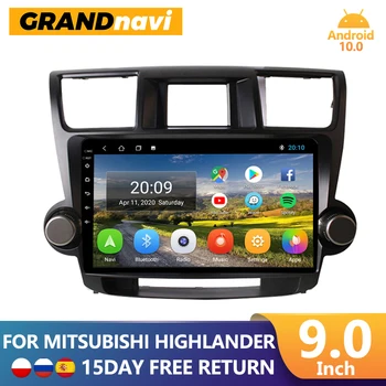 GRANDnavi Android Za Toyota Highlander 2007-2013 GPS 2din avtoradio Samodejno Večpredstavnostna Video Predvajalnik Navigacija DSP RDS, 2 Din dvd