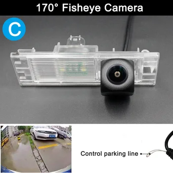 Avto Pogled od Zadaj Licenco Svetlobe Tip Vzvratno Kamero S Fisheye Objektiv Inteligentni dynamics za BMW 1/6 Serije MINI CLUBMAN X4 X2