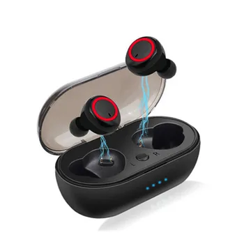 TWS Brezžični 5.0 Bluetooth Slušalke Hi-fi Stereo Slušalke Bluetooth Igralec Šport Slušalke s Polnjenjem Polje Wireless Čepkov