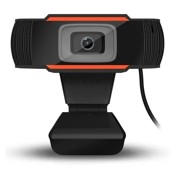 Hannord 1080P 720p 480p HD Spletna kamera z Mikrofonom Vrtljiv PC Desktop Web Kamera Kamera Mini Računalnik WebCamera Cam Video Snemanje Dela