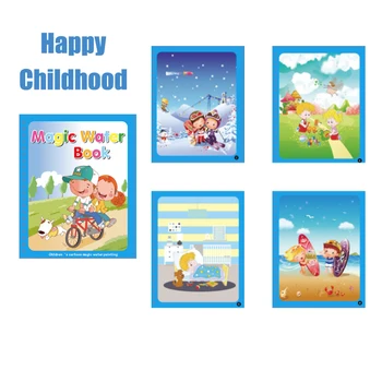 Montessori Igrače Otrok, Kolorit Knjigo Čarobna Voda, Barvanje Igrača Risanje Knjiga za Otroke Senzorično Igrače Zgodnjega Učenja Pomoči Otroci