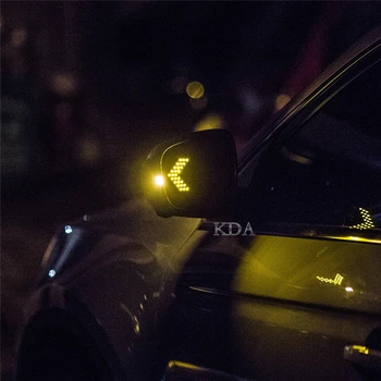Modra Ogledalo, Steklo Ogrevano Kota Široko Glare Dokaz LED Vključite Signal za Audi A3 2010-2013 A4 B8.5 B9 2013-2016 8K0857535 8K0857536