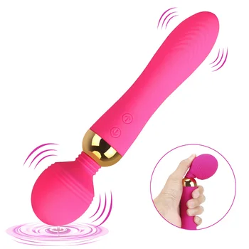G Spot 18 Hitrosti Močan Vibrator Sex Igrače za Žensko AV Čarobno Palico Dvojno Motorji Telo Massager Klitoris Nastavek Stimulator