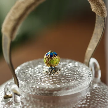 LUWU toplotno odporno steklo čajnik cvet čaj pot drinkware 550ml
