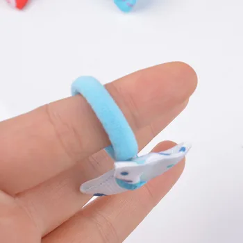 10 Kos Korejski Wersion Novost Mini Trdna Baby Elastično Gumico Glavo Vrv Ribbow Lok Kravato Za Dekleta Pokrivala Dodatki Za Lase