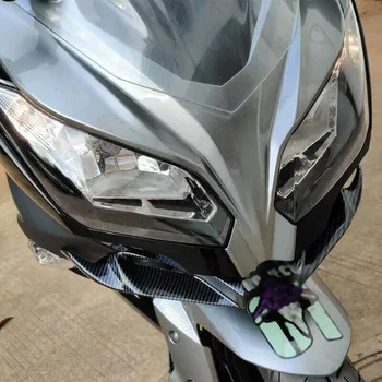 Motorno kolo Spredaj Aerodinamične Winglets Vetrobransko steklo, Oklep Aerodinamične Krilo za Kawasaki NINJA 250 400 2018 2019
