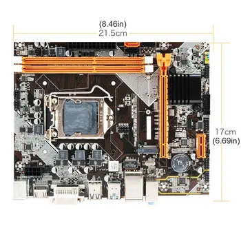 DDR3 1155 Pin Druga Generacija Tretje Generacije I3 I5 Serije I7 Cpu B75/H61 Za Matično ploščo Desktop USB Mainboard