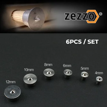 6PCS Zezzo® Lesa Pin Lokator Set 4 mm-12 mm Multi zidnim vložkom Center Točko Nastavite Orodje za Skupno Usklajevanje Pin Lesa Les Marker