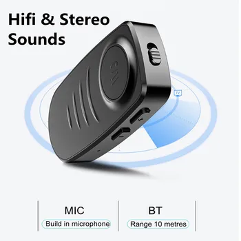 10H 3,5 MM Priključek AUX Glasbe MP3, Bluetooth 5.0 Sprejemnika Kompleta Mic Prostoročni Brezžični Adapter Zvočnik Slušalke Avdio Oddajnik