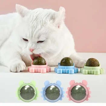 Rakovice Obračanje Mačka Catnip Igrače za Kitty Pet Žogo Igrače, Plastične Čiščenje Molarno Zob Pet Interaktivnih Izdelkov Mačka Žvečilni Dobave