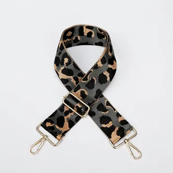 Novo Zgostitev Barve Žensk Torba za Pribor Leopard Tiskanja Nastavljiv Plečetom Trak DIY Crossbody Vrečko Trak Pasu Ročaj 5 cm Širok