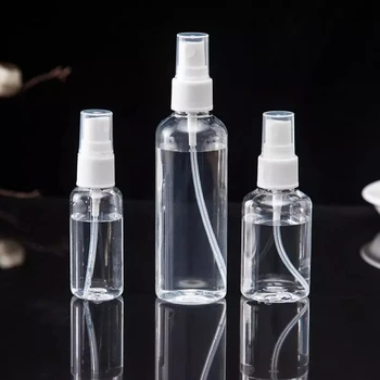 30/50/100 ml Prazno Pregleden Spray Steklenico Prenosni Potovanja Posodo ponovno napolniti Kozmetika Plastične Stekleničke Parfuma Razpršilo