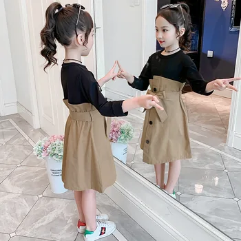 Dekleta Obleko Mozaik Obleko Za Deklice, korejski Slim Otroci Stranka Obleko S Pomlad Novost Oblačila Za Dekleta otroci dekliška oblačila