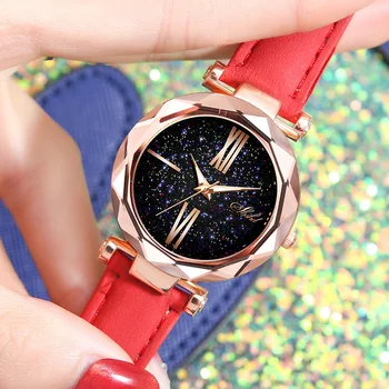 WOKAI Modi priložnostne žensk watch ure nebu zvezde ure študentk trend pašček ure Pasu gledal po meri