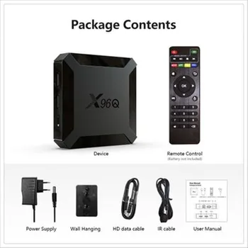 Do leta 2020 povsem novo x96q Android 10.0 TV box IPTV polje x96 q 1 G 8G 2 G 16 G Allwinner H313 Smart IP TV set-top box