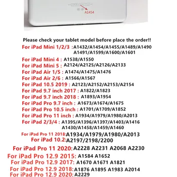 Za iPad Zraka 4 Pro 11 10.2 2020 Ohišje za iPad 7. 8. Generacije Primeru Smart Cover za iPad Zraka 3 2 1 10.5 Mini 3 4 5 Funda Coque