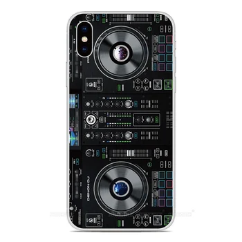 Silikonski DJ Gramofoni Kritje Za Doogee N30 X95 X90 Y8C Mix 2 N20 Pro Y9 Plus N10 Y7 In8 X70 X60 X50 X55 X60L X50L Primeru Telefon