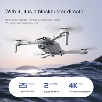 2021 Nove True HD 4K Dvojno Kamero Z GPS 5G WIFI širokokotni FPV v Realnem Času Prenosa Rc Razdalja 2 km Strokovno brezpilotna letala Igrače