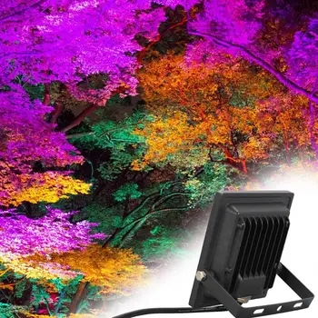 RGB Žaromet Pisane Nepremočljiva Dustproof Park Travnik Svetlobe 30W AC85-265V 120 Stopinj 16 Barv 4 Dinamično Načini