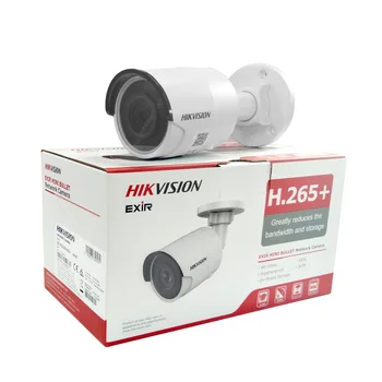 Hikvision 4MP Bullet IP Kamero PoE H. 265+ DS-2CD2043G0-I 4 milijona slikovnih Pik IR Video Nadzor Z SD Kartico v Režo za IP67 30 m IR Onvif