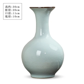 Kitajski Klasična Poslikane Keramične Vaze Visage Cvetlični Aranžma Vaze za Cvetje Namizni Decorazioni Casa Pribor EL50VA