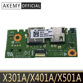 Akemy X401A_IO ODBOR REV2.0 Za ASUS X301A X401A X501A Moč Krovu Prenosnik Avdio USB IO Odbor Vmesnik Odbor Testiran Ter