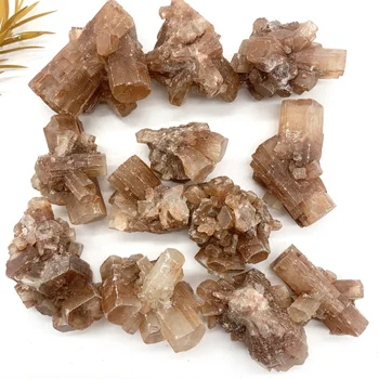 1pc Naravni Pomarančni Aragonit Quartz Redkih Crystal Grozdov Oblika Grobega Kamna, Tromboksani Vzorcu Zdravilnih Mineralov