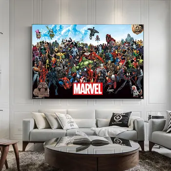 Avengers Superheroj Velika Zbirka Marvel Comics Captain America Hulk Tiskanja HD Steno dnevne Sobe Umetniško Platno Slikarstvo Spalnica Zidana