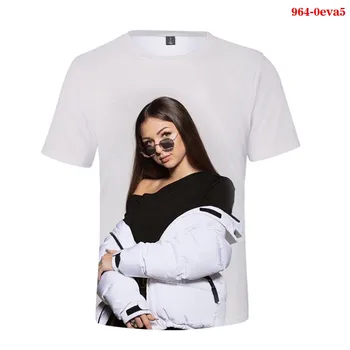 Eva Kraljica Novo Zasnovo 3d Tiskanje za Ženske T Shirt Pevka francoski Eva Kraljica Eva Priložnostne Tshirt Oversize Femme Camisetas