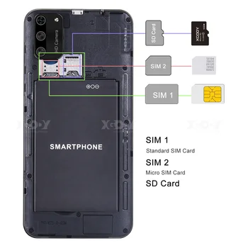 XGODY Pametni mobilni telefon Android 3G Mobilni telefon 1GB, 4GB 5MP Kamero Poceni S20 Mini Quad Core GSM/UMTS Odkleniti Mobilni Telefon 2021